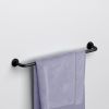 Clou Kaldur CL/09.05051.21 handdoekrek 45cm mat zwart