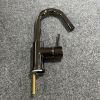 Lanesto Kiruna 253717 wastafelkraan hoog met gladde body titanium (OUTLET)