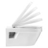 Pressalit Comfort D2 1050011-DK3999 toilet seat with cover white polygiene
