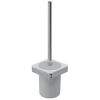Geesa Frame 918811-02 toiletborstel met houder (witte borstelkop) chroom/ wit