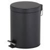 Geesa Hotel 91635-06 Pedaleimer 5 Liter freistehend schwarz