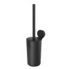 Geesa Opal Black 917211-06 toilet brush with holder black