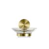 Geesa Opal Brushed Gold 917203-07 soap holder brushed gold