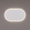 Hipp Design SPV 13730 KW mirror oval-straight with direct and indirect LED lighting all around 120x70x3cm