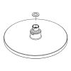 HSK Shower & Co! E98521-39-41 Round Overhead Shower Head 200x34mm Chrome