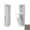Inda MY Secret A8085DCX inbouwnis met toiletrolhouder en hygiënische douche 190x860mm mat creta