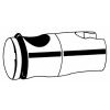 Grohe Relexa 45650IP0 slide piece for slide bar chrome