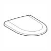 Geberit Renova 573025000 toiletzitting met deksel wit