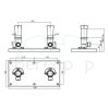 Fima Carlo Frattini F2302 installation part for free-standing bath mixer