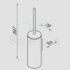Geesa Wynk 451102 toiletborstelhouder wand chroom