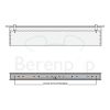 Decor Walther 0419634 BOOK 1-60 LED spiegellamp dimbaar 60x11,5cm geborsteld nikkel