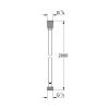 Grohe 27507001 VitalioFlex Silver doucheslang 200cm chroom