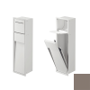 Inda MY Secret A8085AVN recessed niche with toilet roll holder and toilet brush holder 190x660mm matt avana