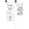 Geberit 300 Comfort 501386001 toilet seat with lid white