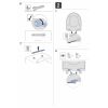 Geberit Renova Plan 500692011 toilet seat with lid white