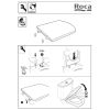 Roca Hall A801622004 toiletzitting met deksel wit