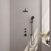 Brauer Carving 5-S-117 thermostatic concealed rain shower SET 21 matte black