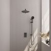 Brauer Edition 5-GM-071 thermostatic concealed rain shower 3-way diverter SET 44 gunmetal brushed PVD