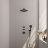 Brauer Edition 5-S-030 thermostatic concealed rain shower SET 08 matte black