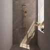 Brauer Carving 5-GG-087-2 surface-mounted thermostatic rain shower SET 02 gold brushed PVD
