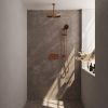 Brauer Carving 5-GK-207 thermostatic concealed rain shower with push buttons SET 72 copper brushed PVD