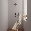 Brauer Carving 5-GM-098 thermostatic concealed rain shower SET 02 gunmetal brushed PVD