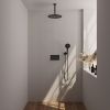 Brauer Edition 5-S-171 thermostatische inbouw regendouche met drukknoppen SET 60 mat zwart