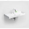 Clou New Wash Me CL0201434 wastafel 90x42cm glanzend wit keramiek