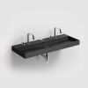 Clou New Wash Me CL0230438 sink 110x42cm matte black ceramic