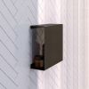 Brauer 5-GM-227 surface-mounted niche with concealed storage gunmetal brushed pvd