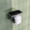 Brauer 5-NG-223 toilet roll holder with shelf stainless steel brushed pvd
