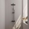 Brauer Carving 5-S-087-3 surface-mounted thermostatic rain shower SET 03 matte black