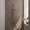Brauer Edition 5-GG-007-2 surface-mounted thermostatic rain shower SET 02 gold brushed PVD