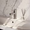 Brauer Edition 5-NG-001-HD1 low surface-mounted basin mixer model E stainless steel brushed PVD