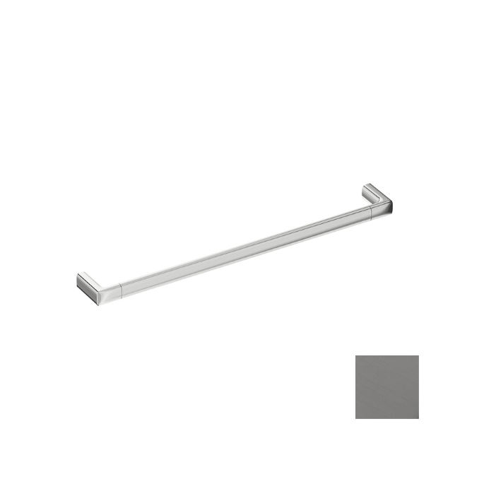 Inda Claire A7118DAC handdoekhouder 80 cm geborsteld nikkel