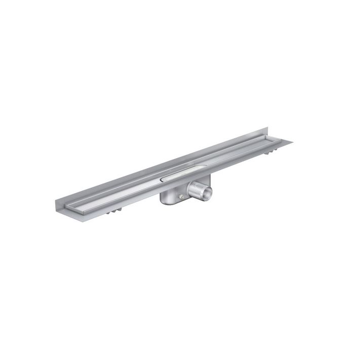 ACO ShowerDrain C 408759 douchegoot met muurflens 88,5cm zijuitloop