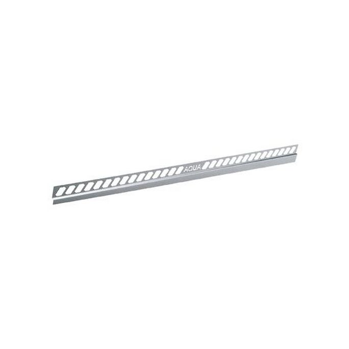 Blanke Aqua Keil Wand 8452856125L afsluitprofiel 980x12,5x24mm links mat zwart