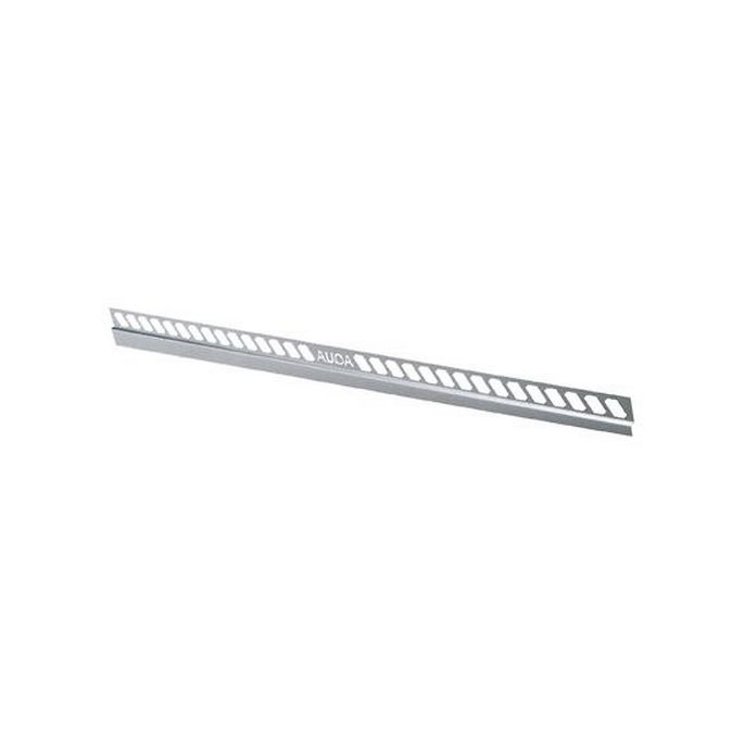 Blanke Aqua Keil Wand 8462856080R afsluitprofiel 1480x8x32mm rechts mat zwart