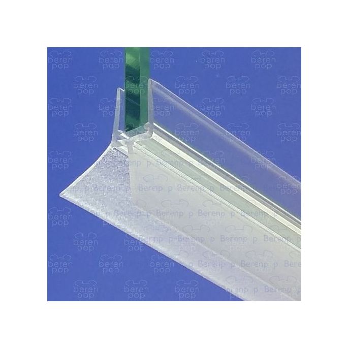 Exa-Lent Universal-Musterduschgummi Typ DS01 - 2cm Länge und geeignet für Glasstärke 5mm - 2 Laschen