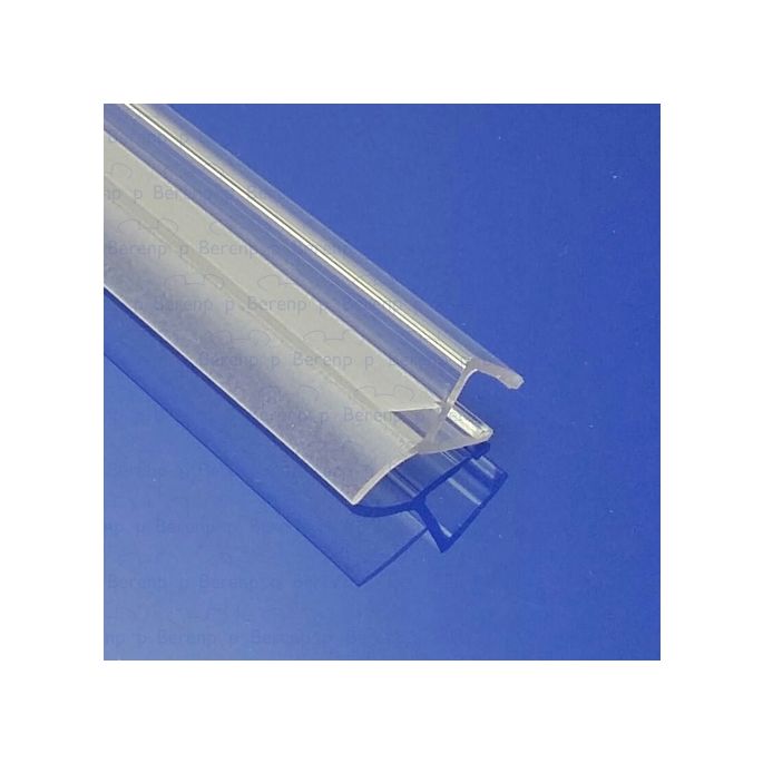 Exa-Lent Universal Probenstück Duschgummi Typ DS42 - 2cm lang und geeignet für Glasdicke 8mm - 2 Klappen