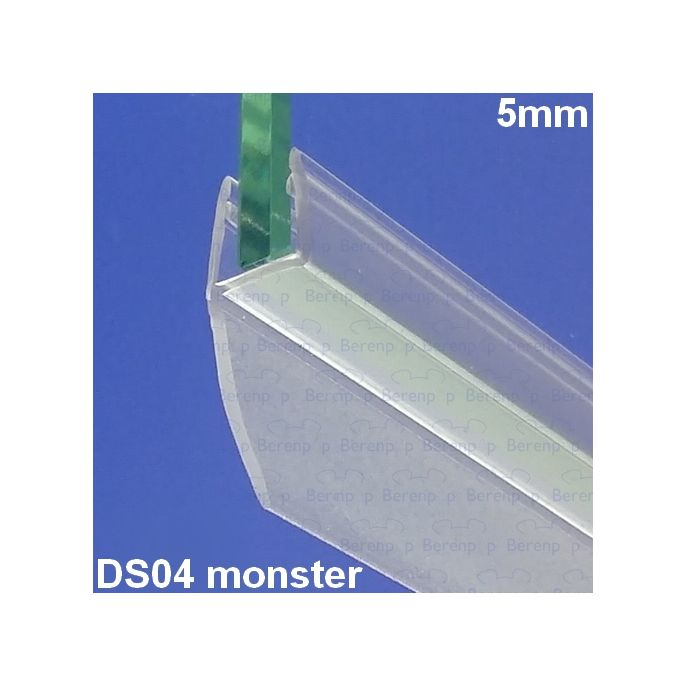 Exa-Lent Universal-Musterduschgummi Typ DS04 - 2cm Länge und geeignet für Glasstärke 5mm - 1 Klappe