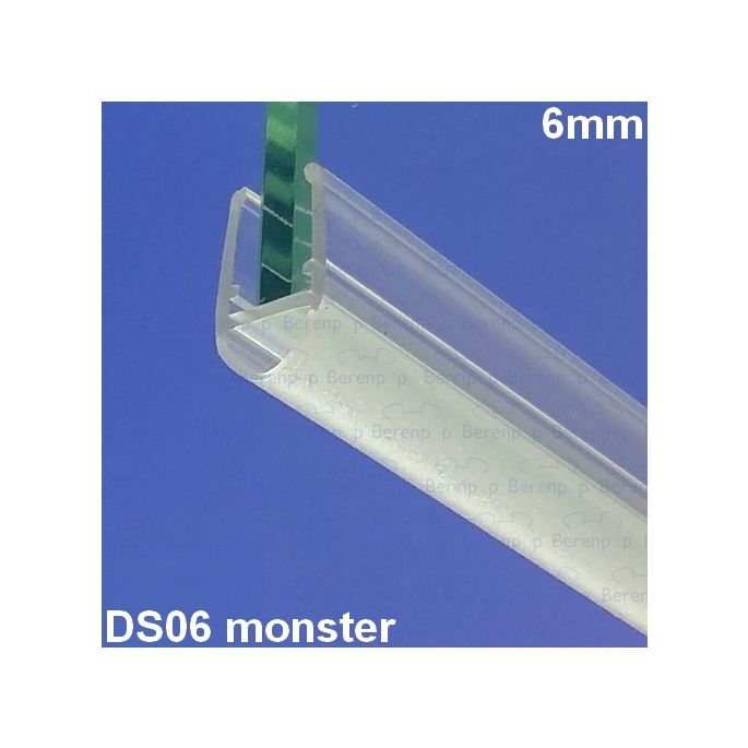 Exa-Lent Universelles Musterstück aus Duschgummi Typ DS06 - 2cm Länge und geeignet für Glasstärke 6mm - 1 Balg von 5mm (Kugel)