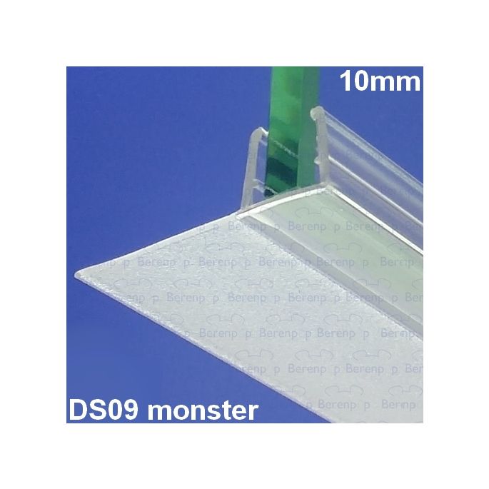 Exa-Lent Universal sample shower rubber type DS09 - 2cm length and suitable for glass thickness 10mm - 1 flap horizontal