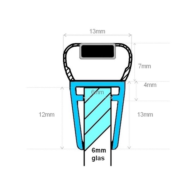 Exa-Lent Universal MON-M Sample set - magnetic strips 4-5-6-8mm