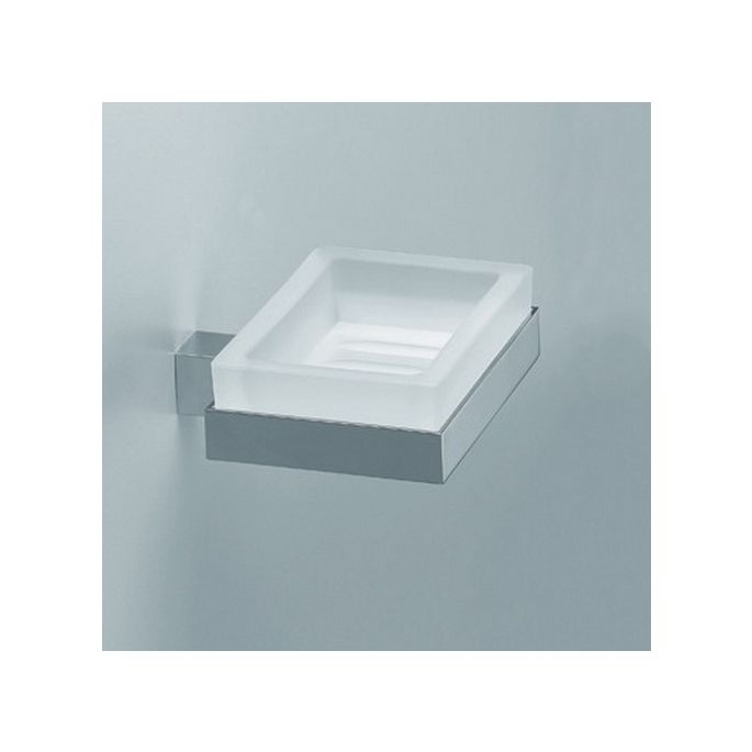 Decor Walther Bloque/ Corner 0561850 CO WSS zeephouder wit gesatineerd glas/ mat wit