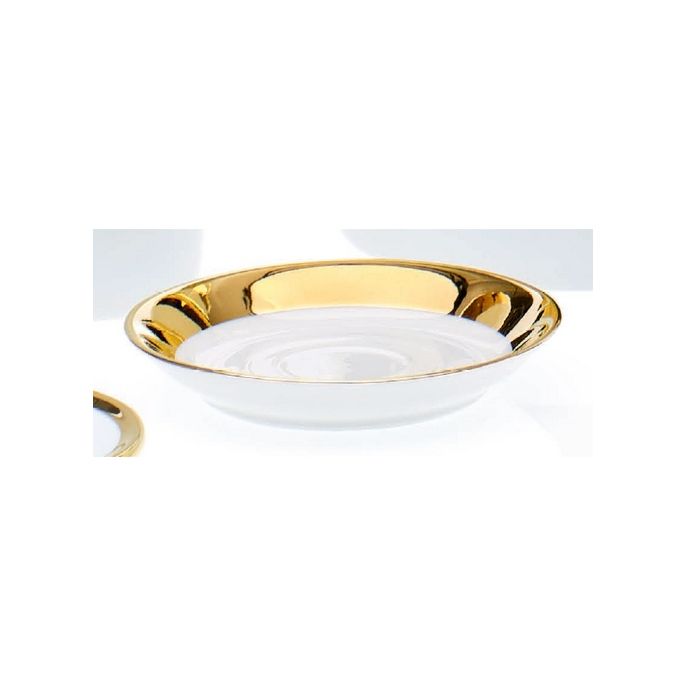 Decor Walther Porcelain 0846720 STS 50 zeepschaal porselein wit/ goud