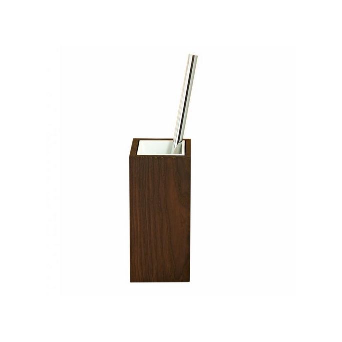 Decor Walther Wood 0925585 WO SBGE toiletborstelgarnituur staand donker geolied thermo-essen/ chroom