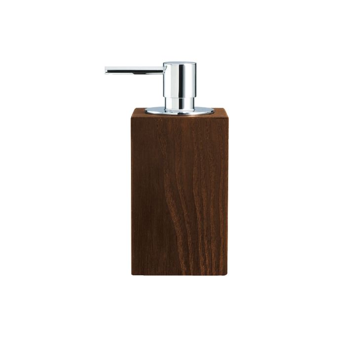 Decor Walther Wood 0926385 WO SSP zeepdispenser staand donker geolied thermo-essen/ chroom