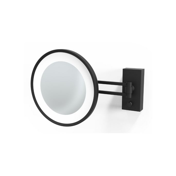 Decor Walther 0122160 BS 36 LED cosmetic mirror 3x black matt