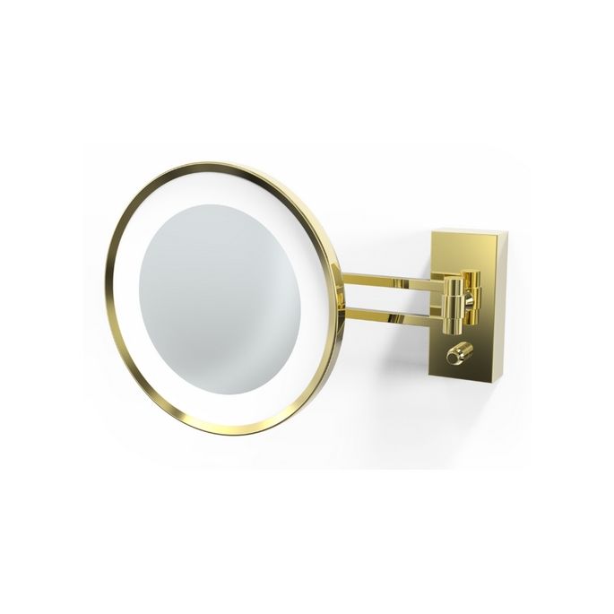 Decor Walther 0122220 BS 36/V LED Kosmetikspiegel 5x Gold
